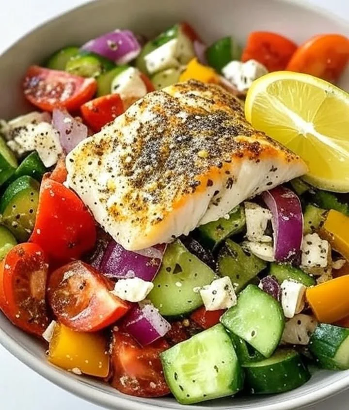 Delicious Mediterranean feast spread with vibrant dishes and fresh ingredients.