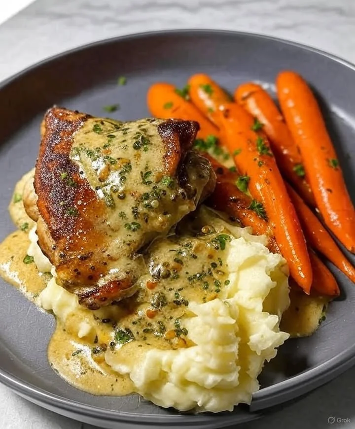 Cozy dinner setup with warm lighting and delicious dishes.