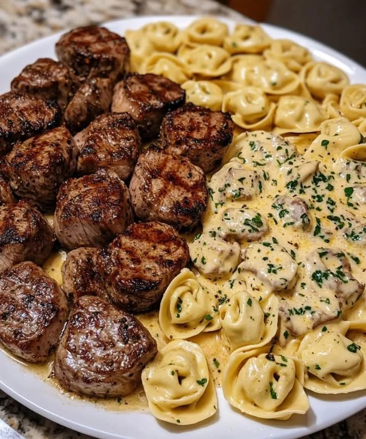 A gourmet dinner plate featuring elegant cuisine ready in under 35 minutes.