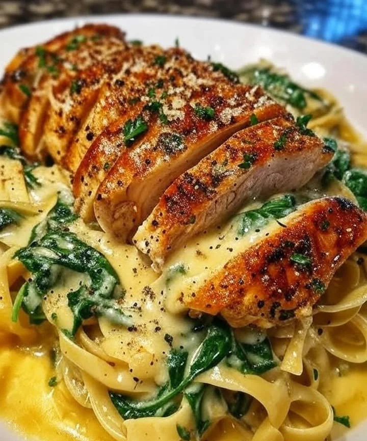 Delicious garlic butter chicken served on a plate with fresh herbs