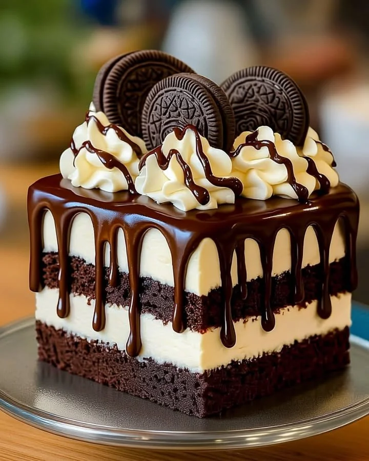 Delicious chocolate fudge layered bliss dessert showcasing rich flavors.
