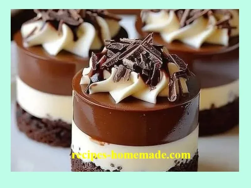 Delicious Chocolate Royale Mini Cakes topped with rich chocolate icing