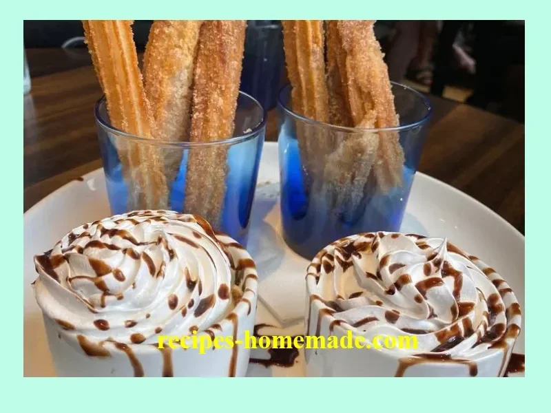 Delicious churros served with creamy ice cream for a delightful dessert