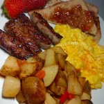 A joyful breakfast scene that made Dad say, 'WOW' with love and laughter.
