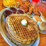 Delicious food at Roscoe's, the Waffle House alternative in LA.
