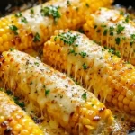 Delicious corn dishes ready to be served on a rustic wooden table
