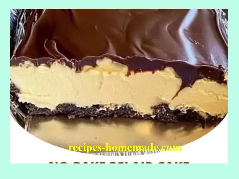 No-Bake Eclair Cake with creamy layers and chocolate topping