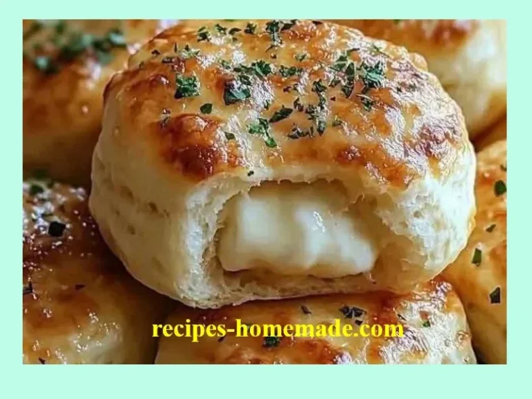 Pillsbury Biscuit Garlic Butter Cheese Bombs fresh out of the oven