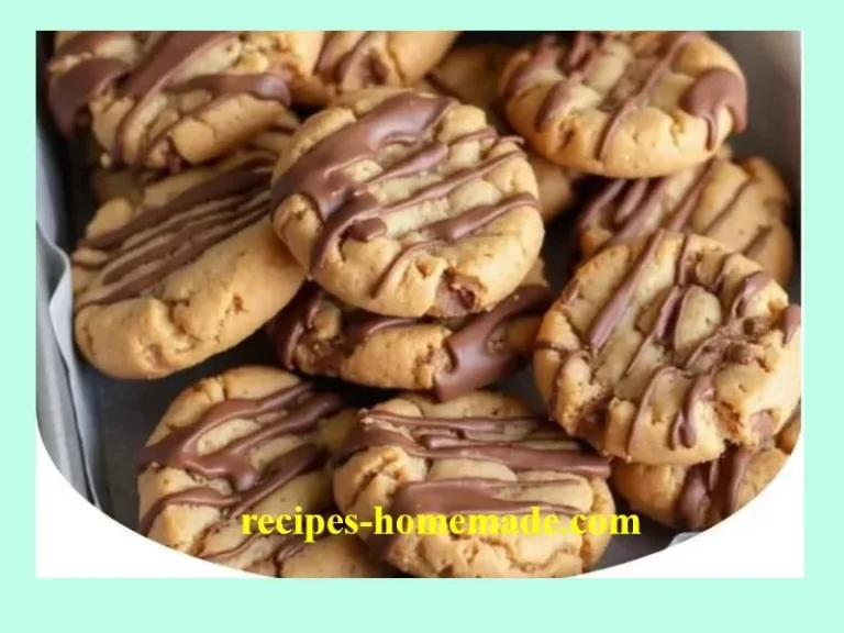 Snickers Peanut Butter Cookies with caramel and chocolate drizzles