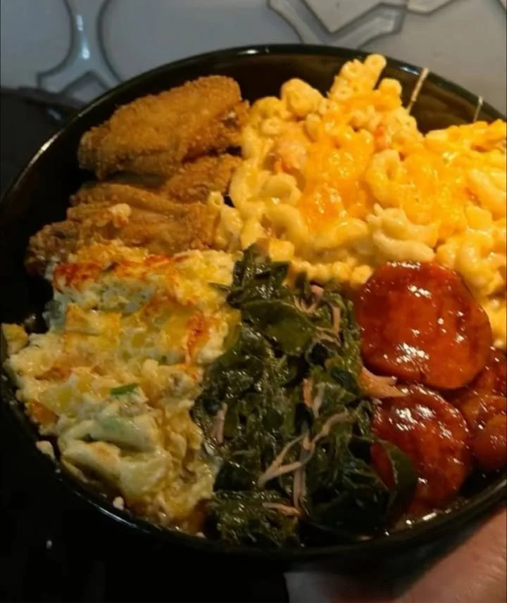 Delicious chicken dinner served on a plate with sides for a perfect meal