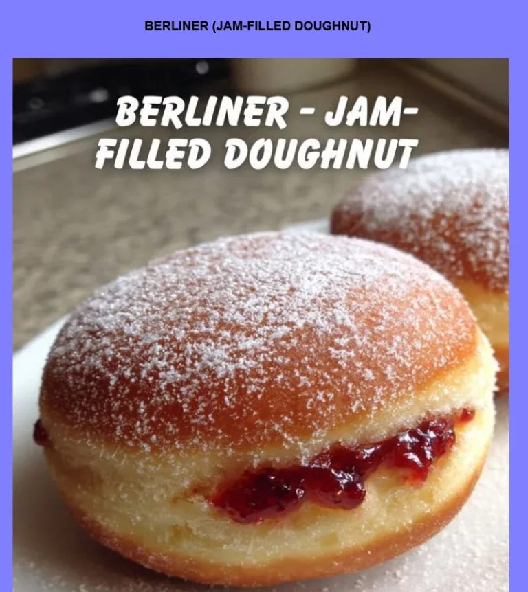 Berliner (Jam-Filled Doughnut)