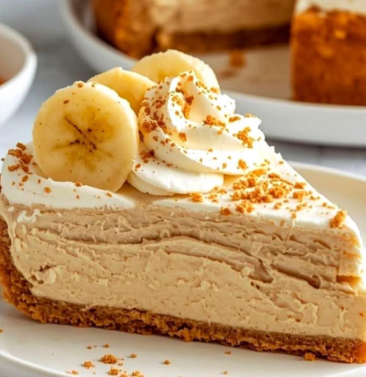 Classic Banana Cream Cheesecake