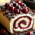 Black Forest Roll Cake XzPQmhDWsac007QCIKR1kSYEJoyX7P5Bci553xHn