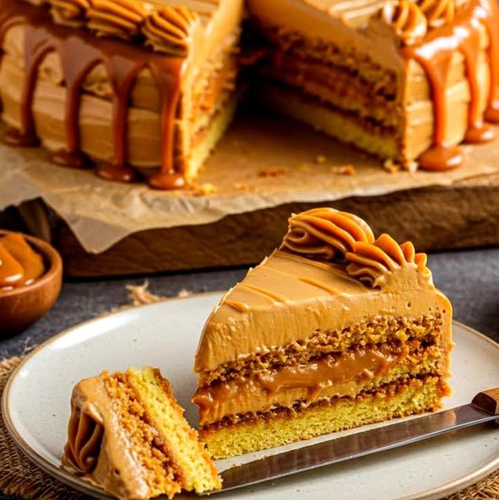 Caramel Sweet Milk Layer Cake