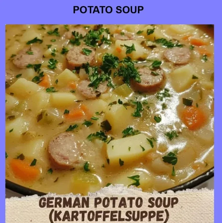 Delicious homemade potato soup served in a bowl with fresh herbs