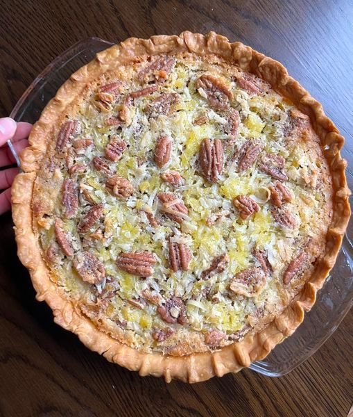 The first time I brought this to Thanksgiving everyone was a little skeptical... now I have to make several just so there's enough to go round! We have to limit it to one piece a person so everyone gets a piece!