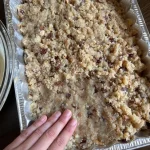 Delicious unique recipe shared at church with a distinct texture that everyone loved.