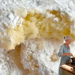 Plate of grandmother's Christmas cookies decorated with icing and sprinkles