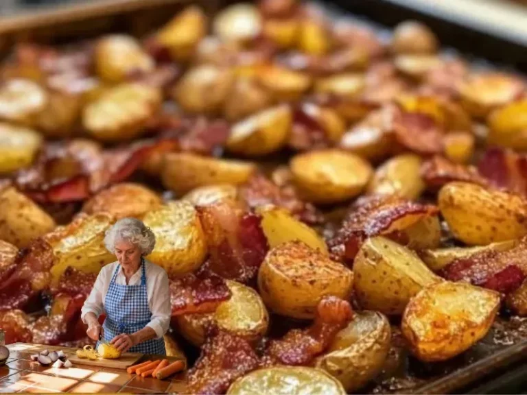 Delicious Lazy Bacon-Potato Crunch dish served in a bowl