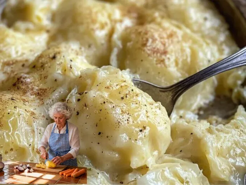 A delicious plate of my German Nana's traditional recipe featuring authentic German ingredients.