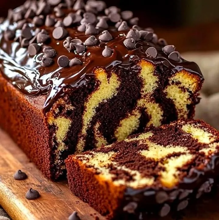 Double Chocolate Ricotta Marble Loaf Cake