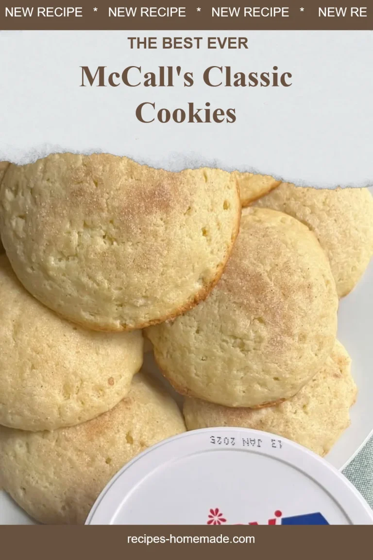 McCall's Classic Cookies - delicious homemade cookie recipes