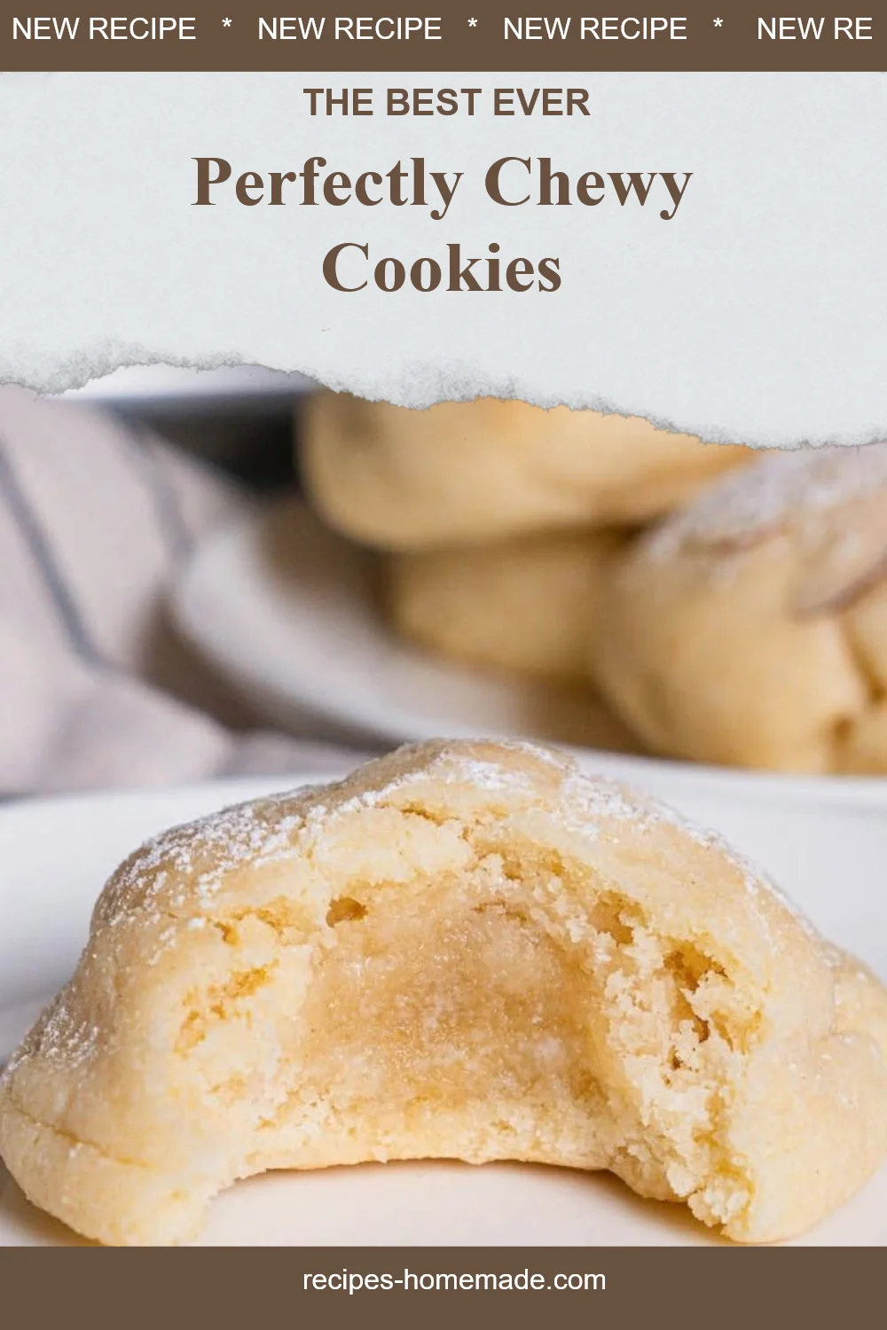 Freshly baked perfectly chewy cookies on a cooling rack.