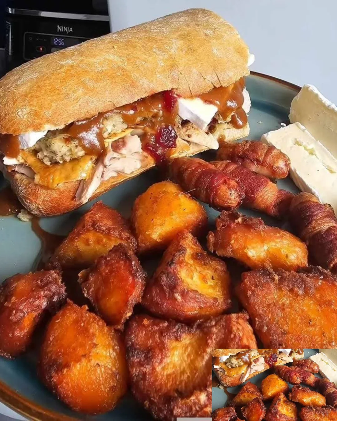 Chicken and Stuffing Ciabatta