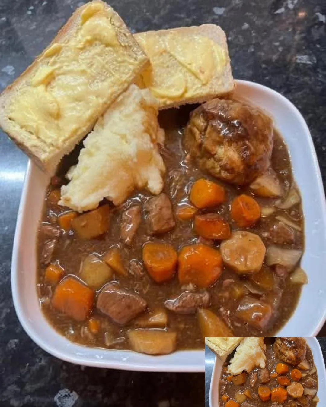 Delicious Crockpot beef stew with tender meat and vegetables