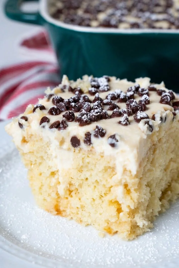 Delicious flavor soaked cake drizzled with syrup for enhanced taste