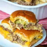 Delicious Maid-Rites sandwich served on a plate with toppings