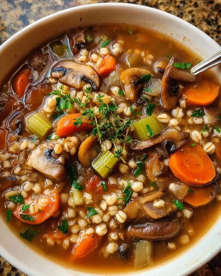 Mushroom Barley Soup