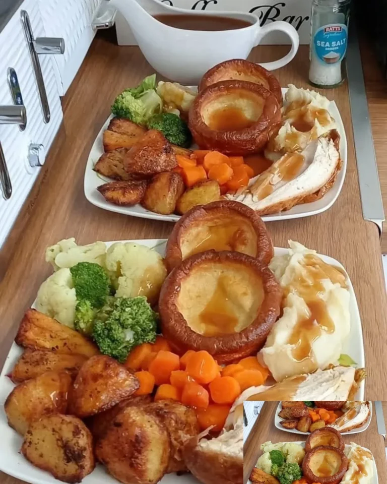 My daughter's first chicken dinner featuring juicy roasted chicken and vegetables.