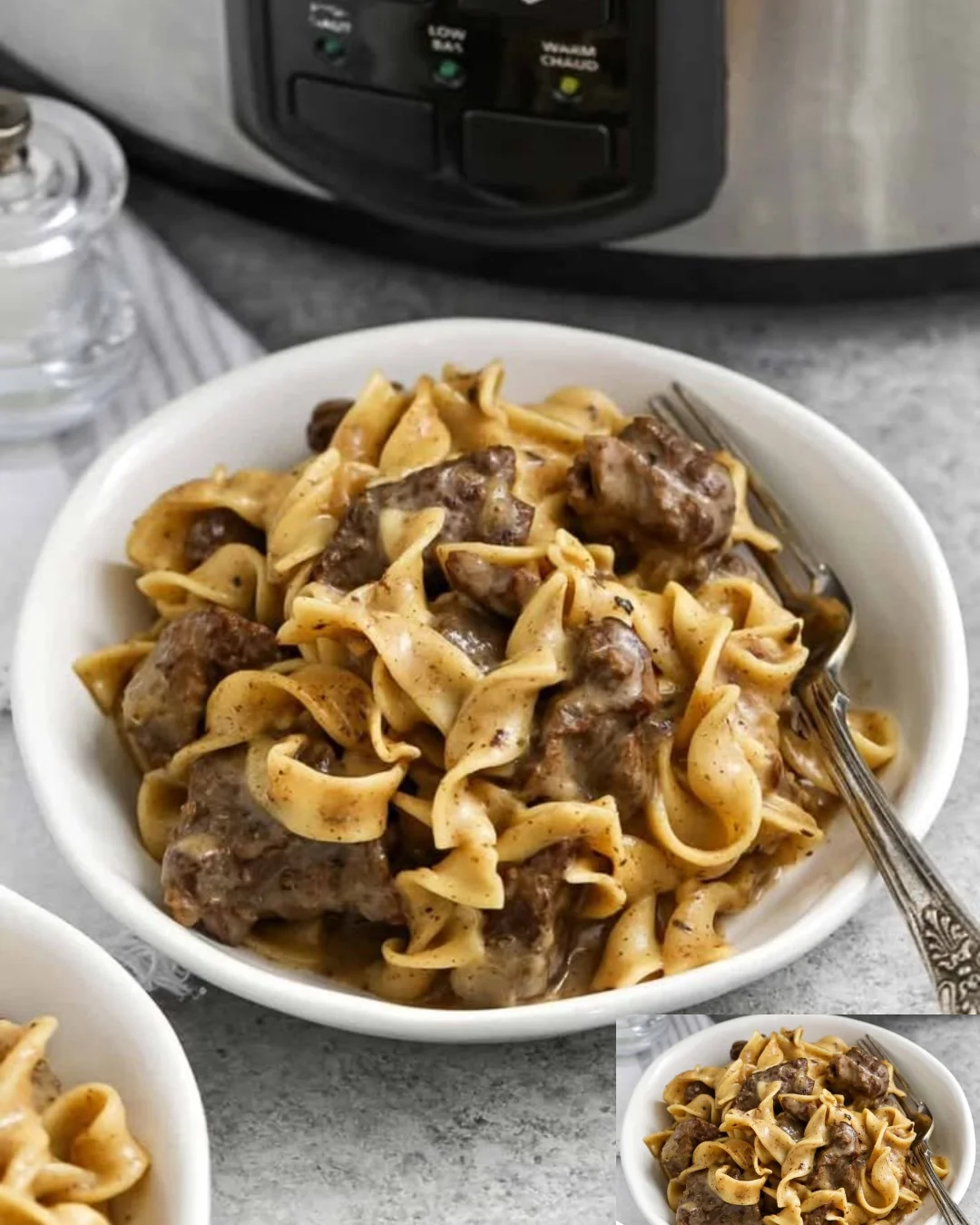 Slow Cooker Beef and Noodles