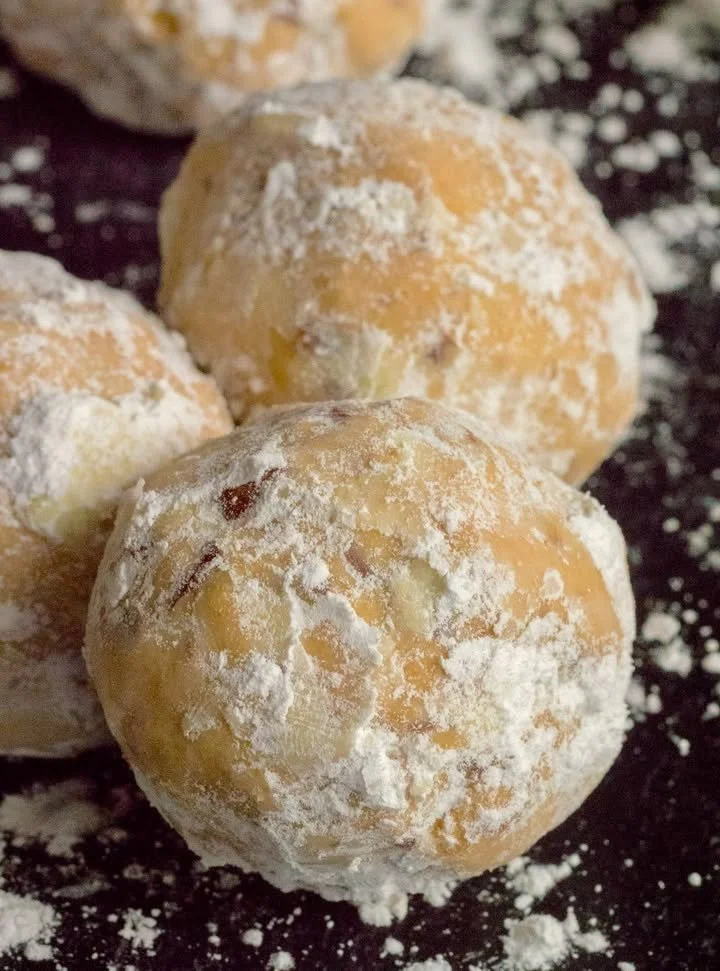 Plate of star dessert cookies with colorful icing