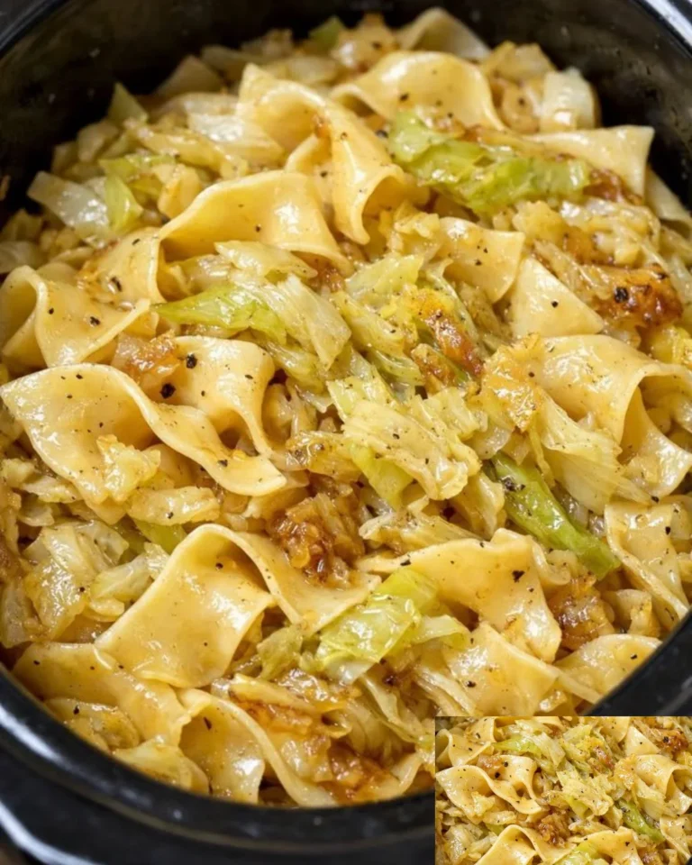 Delicious buttery comfort dish served with creamy sauce and fresh herbs