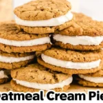 Homemade Oatmeal Cream Pies with creamy filling and oatmeal cookies