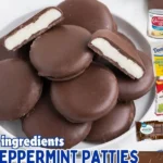 Delicious homemade Peppermint Patties with a chocolate coating and mint filling