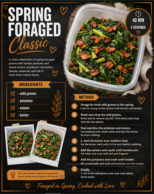 Spring Foraged Recipes: Fresh Seasonal Dishes